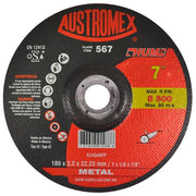 Disco Abrasivo para Corte de Metal de 7 x 1/8 x 7/8 Austromex 567