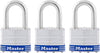 Candado Laminado Largo 3 PACK 2" Blister Master 5TRILF