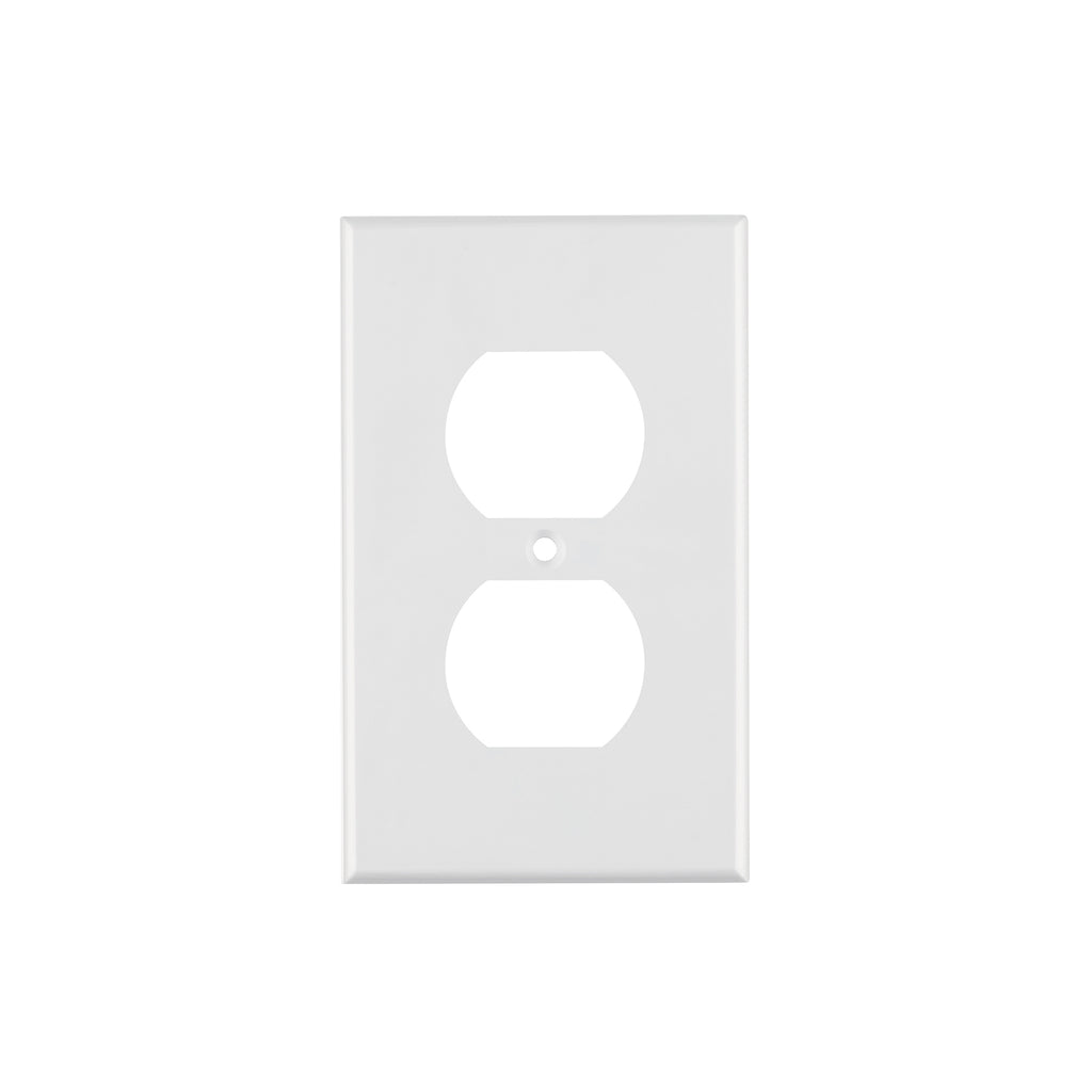 Placa De ABS Dúplex, Standard, Blanco, Volteck 40241