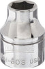 Dado Corto De 6 Puntas, 8m x 3/8", Williams BM-608