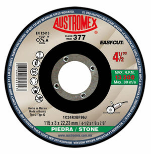 Disco de Corte para Concreto 4-1/2" x 3/32" x 7/8" Austromex 377