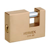 Candado Antipalanca, 50mm, Cuerpo De Latón Llave Tradicional, Hermex 43355