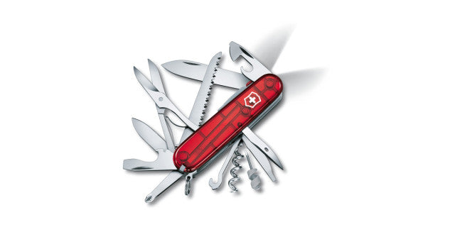 HTA Huntsman Lite Roja Trans. Victorinox 1.7915.T