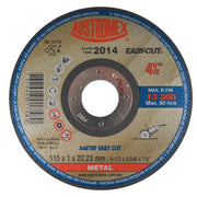 Disco Abrasivo para Corte Rápido de Metal de 4-1/2 x 1-3/8 x 1/4 Austromex 2014