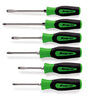 Juego De Desarmadores Combinados Instinct Soft Grip De 6 Piezas (Verde), Snap-On SGDX60BG