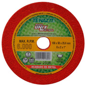 Rueda Unix de Oxido Roja de Aluminio Grano 80 de 6 x 2 x 1 Tenazit 2338