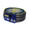 Manguera Tramada Gris 1/2" Armada Con Conector Plástico 20m, Surtek M12T20P