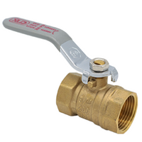 Valvula Esfera Roscable H-H 3/4" 200 PSI Palanca Color Laton Natural, Cnx 82H-12