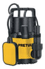Bomba Sumergible Plástica, 3/4 HP Para Agua Limpia, Pretul 27196