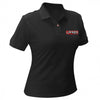 Playera tipo polo dry fit para dama color negro talla M Urrea PDFIM