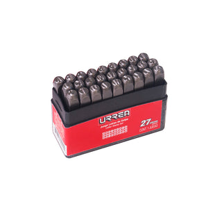 Juego de letras de golpe 6 mm (1/4") Urrea 42L6