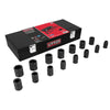 Juego de Dados de Impacto Cuadro de 1/2", Métricos en Caja, 15 Piezas, Urrea 7401MC