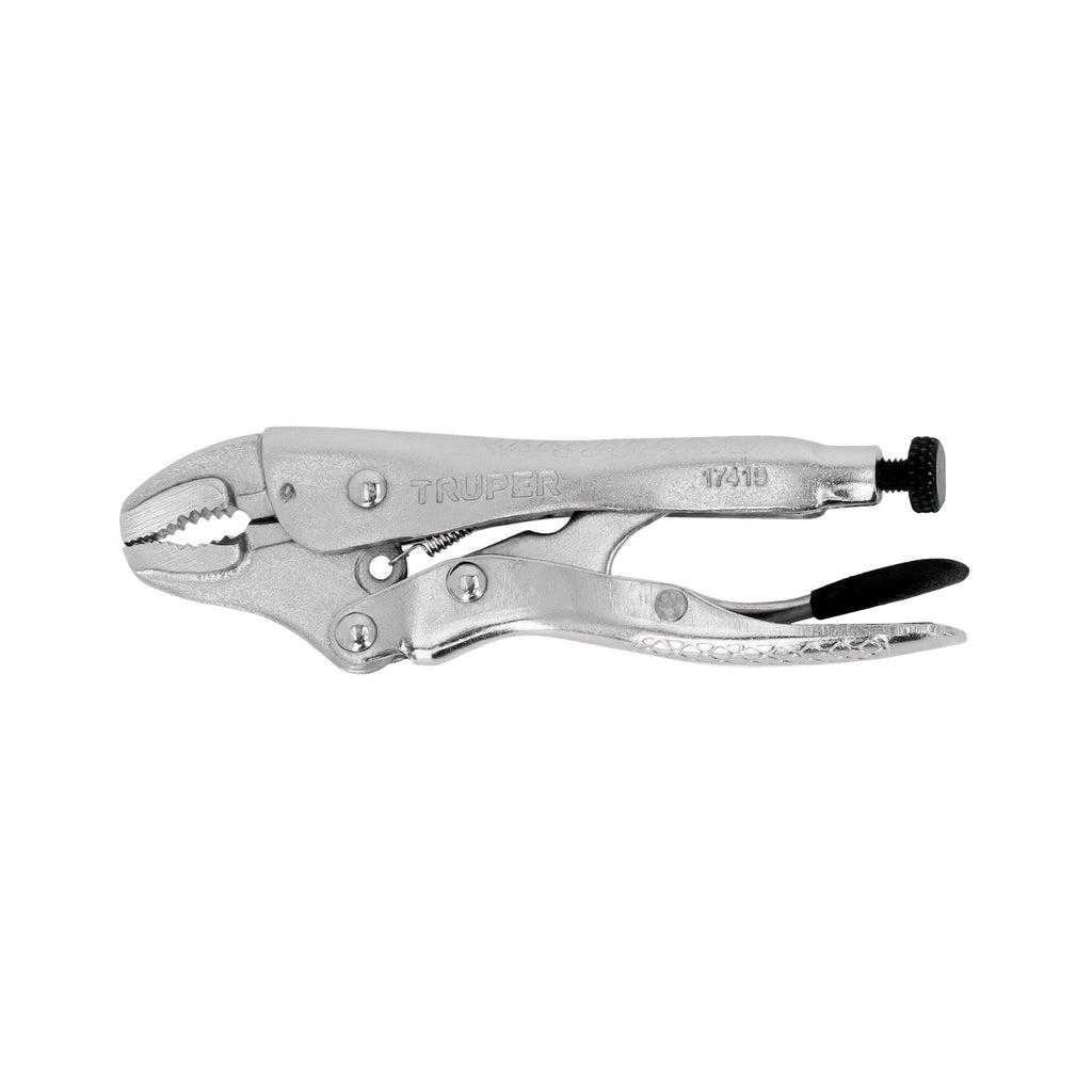 Pinza De Presión 4" Mordaza Curva, Truper 17419