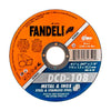 Disco Para Corte Delgado Metal Inoxidable 4" x 3/64" x 7/8" -  ECO, Fandeli 74650 DCD-108