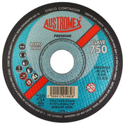 Disco Abrasivo para Corte de Acero Inoxidable de 4-1/2 x 3/64 x 7/8 Austromex 750
