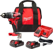 Kit De Taladro/Destornillador Compacto Sin Escobillas M18 de 1/2", Milwaukee 2801-22CT