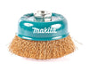 Carda Copa De Alambre Ondulado Laton 5/8 X 2 1/2", Makita D-39752