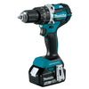Rotomartillo Atornillador Inalambrico 1/2"V.V.R. 0-500 0-2,000 RPM, 18V, Makita DHP484RTE
