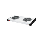 Parrilla Eléctrica 2 Quemadores, Cuadrada, Volteck 48127