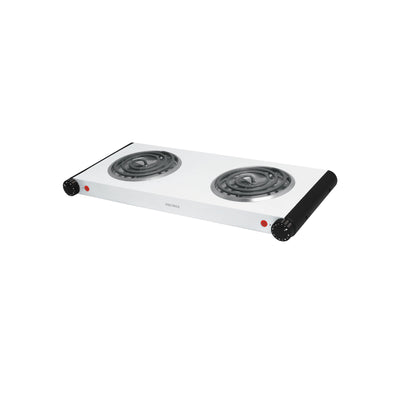 Parrilla Eléctrica 2 Quemadores, Cuadrada, Volteck 48127
