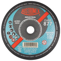 Disco Abrasivo de 7 x 0.045 x 7/8 para Corte de Acero Inoxidable Austromex 877