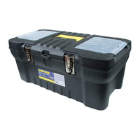 Caja portaherramientas plástica con broches metálicos 24 Surtek 125070