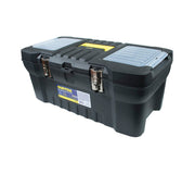 Caja portaherramientas plástica con broches metálicos 24 Surtek 125070