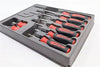 Juego De Desarmadores Combinados Soft Grip De 8 Piezas (Rojo), Snap-On SGDX80BR