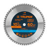 Disco Sierra 10" Para Madera, 60 Dientes Centro 5/8', Truper 18306