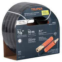 Manguera Para Compresor, De Hule, 10m x 3/8', Truper 19016