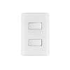 Placa Armada 1 Interruptor Sencillo + 1 De 3 Vías, Volteck 25085