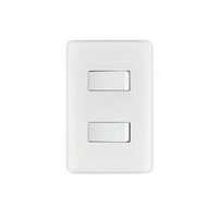 Placa Armada 1 Interruptor Sencillo + 1 De 3 Vías, Volteck 25085