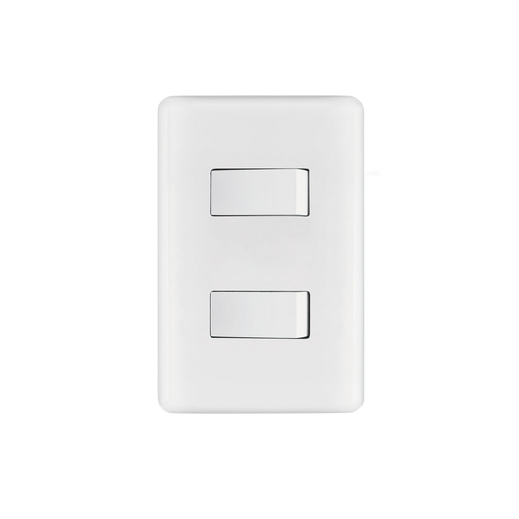 Placa Armada 1 Interruptor Sencillo + 1 De 3 Vías, Volteck 25085