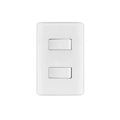 Placa Armada 1 Interruptor Sencillo + 1 De 3 Vías, Volteck 25085