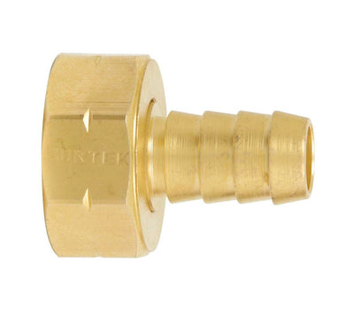 Conector de laton hembra p/manguera jardin 1/2