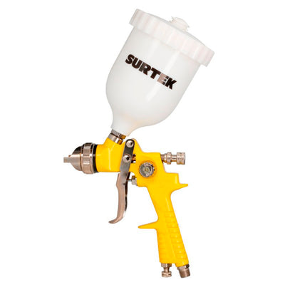 Pistola de gravedad 600 ml 50 PSI vaso plástico Surtek PPG1