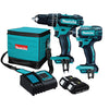 Kit De Rotomartillo y Atornillador De Impacto Inalámbrico, Makita DLX2131SY