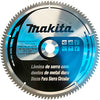 Sierra Circular 12" x 1 - 3/16" x 100 Dientes, CT TCG P/Alum. C/Reductor 1", Makita B-19794