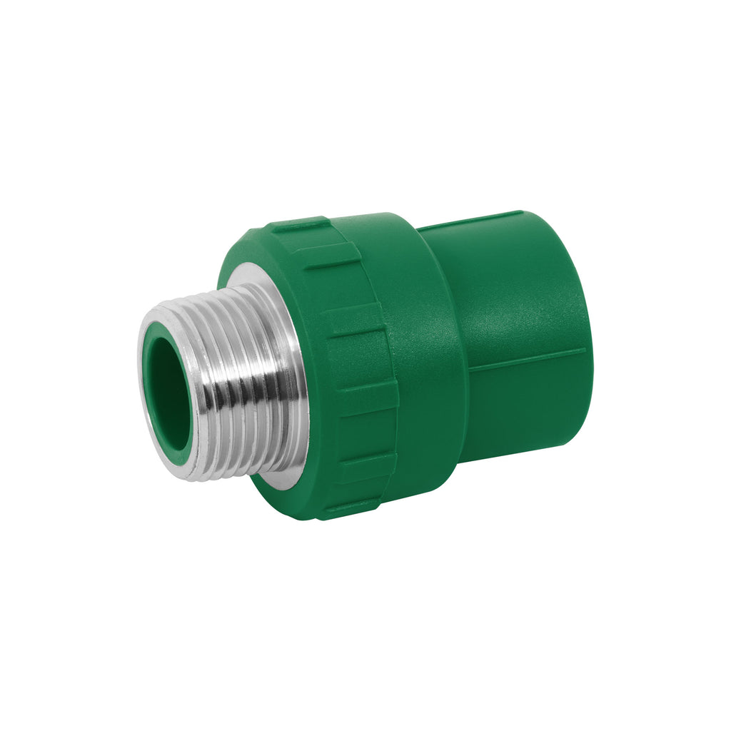 Adaptador PPR 1" Macho Con Inserto Metálico, Foset 49881
