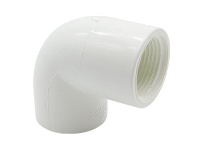 Codo Roscado 90 PVC 1", Cnx P90CODOR25