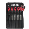 Juego De Limas Combinadas Con Mango Bimaterial, 5 Piezas, Urrea UFJB5