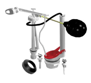Jgo de Herrajes con Palanca y Empaque Esponjoso 3" Meer JWC-P004