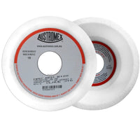 Rueda blanca vitrificada para esmerilado de acero 6X2X1-1/4 Austromex 316***