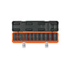 Juego De 12 Dados Largos Cuadro 1/2" De Impacto 6 Puntas Std, Truper 100945