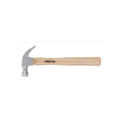 Martillo Semipulido, 16 Oz, Uña Curva, Pretul 22290