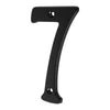 Número 7 De Latón Sólido 4", Negro,  Hermex 47860
