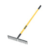 Rastrillo Recto, 16 Dientes, Mango De Fibra De Vidrio De 60", Truper 17894