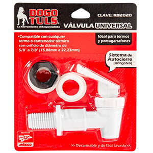 Valvula Para Termo De Palanca Universal, Dogotuls RB2020