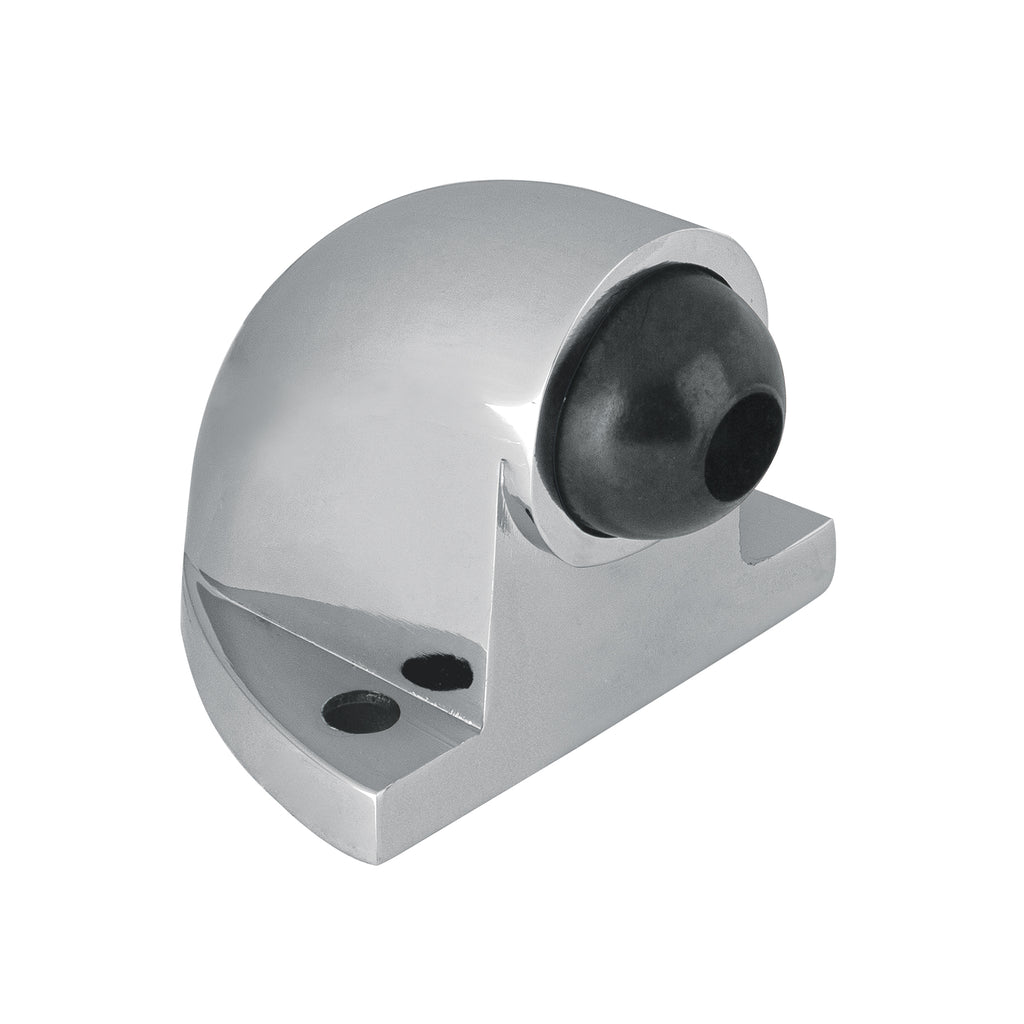Tope Tipo Codo Para Puerta, Acabado Cromo, Hermex 43772