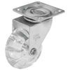 Rodaja PU Transparente Giratoria 2", Dogotuls ZF5252
